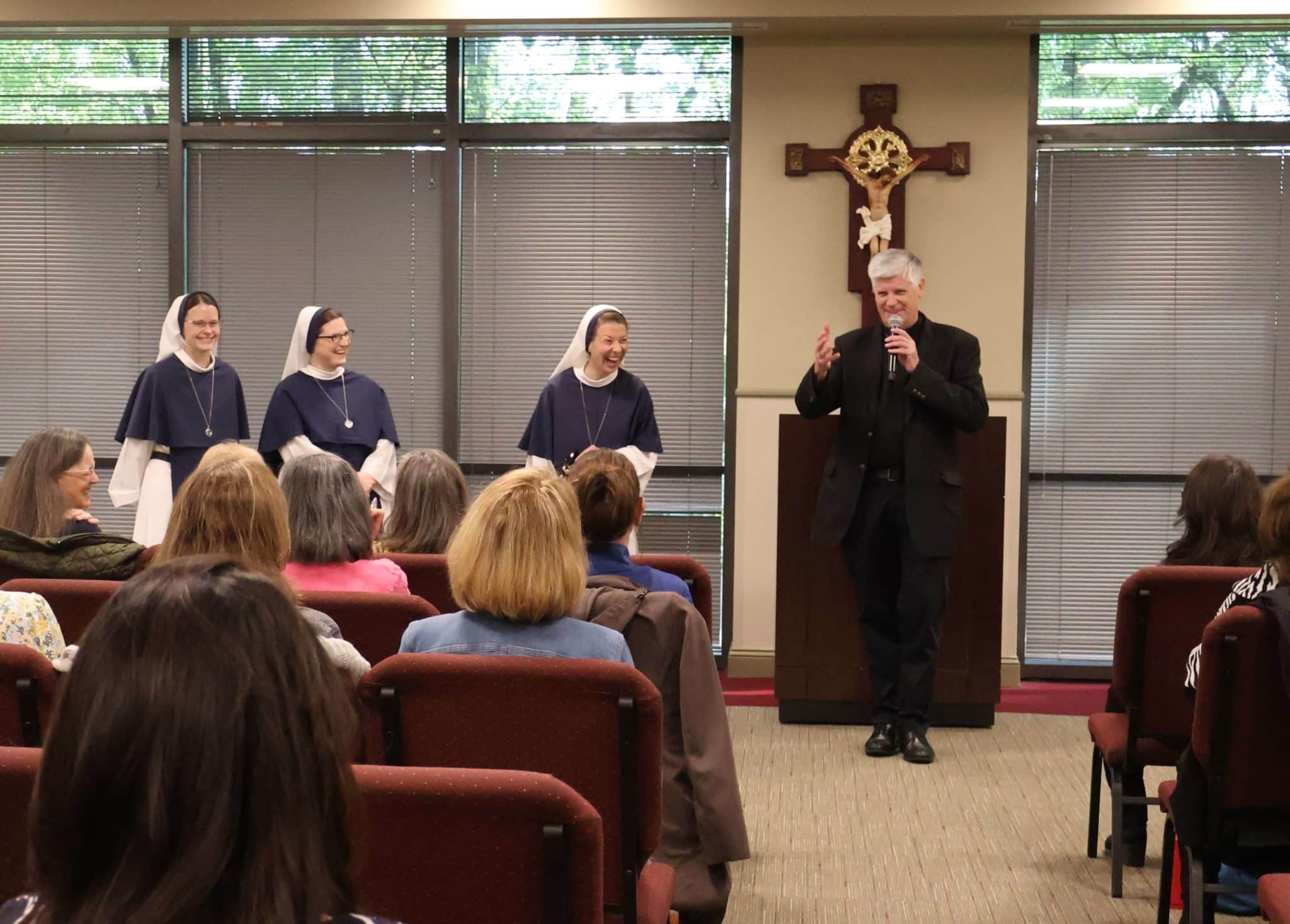 Bishop Ned introduces the Sisters of Life
